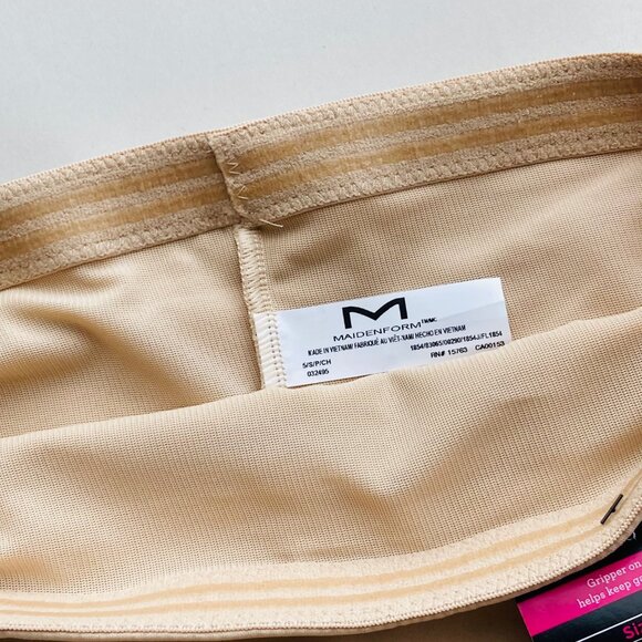 NWT Maidenform Firm Control High Waist Shaping Brief Small S Latte Lift 1854 - Picture 5 of 6